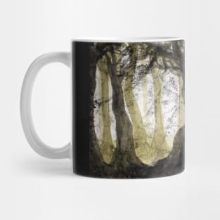 Spooky Forest Distressed Mug